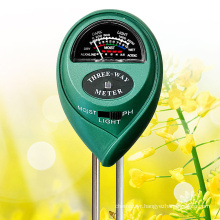 Wholesale 3 and 1 digital soil tester humidity detection light detection humidity tester , soil ph meter for garden plant flower